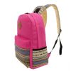 Women Canvas Pig Nose Folk Travel Backpack Students Backpack Book Bags