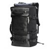 MRTWO Men Large Capacity Camping Multipurpose 16 Inch PU Nylon Oxford Backpacks