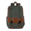 KAUKKO Retro Canvas Backpack Water Wash Double Shoulder Causal Men Bag