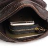 Men Cowhide Genuine Leather Business Casual Messenger Crossbody Bag