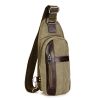 Men's Canvas Leisure Crossbody Bag Outdoor Travel Shoulder Pocket