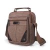 Mens Canvas Small Travel Shoulder Bag Crossbody Messenger Bags