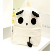 Canvas Cute Panda Pattern School Bag Women's Handbag Backpack
