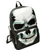 Punk Style Skull Backpack Students Schoolbag