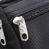 Zipper Black Waist Bum Bag Fanny Pack Travel Pocket