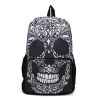 Skull Printed Backpack Shoulder Bag