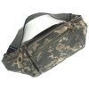 Mens Camouflage Canvas Camping Waist Bag