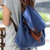 Women Canvas Backpacks Student Casual Shoulder Bags Bookbag
