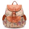 Canvas Stylish Travel Bag String Shoulder Bag Strap Backpack