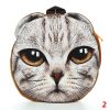 3D Cartoon Dog Cat Face Pattern Women Backpack Animal Schoolbag