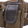 Men's Canvas Shoulder Bags Outdoor Sports Pockets Chest Pack
