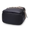 Women Backpack Rivet Crown Student Backpack PU Leather Bags