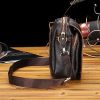 Men PU  Leather Leisure Business Small Shoulder Crossbody Bag