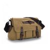 Mens Retro Canvas Messenger Bag Travel Single Shoulder Bag