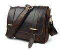 Mens Genuine Leather Crossbody Handbag Shoulder Messenger Bag