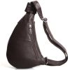 Genuine Leather Retro Shoulder Bag Chest Bag For Men