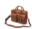 Genuine Leather Handbag Shoulder Leisure Men's Bag Business Briefcase