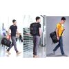 MRTWO Men Large Capacity Camping Multipurpose 16 Inch PU Nylon Oxford Backpacks
