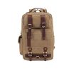KAUKKO Men Outdoor Canvas Shoulders Travel School Bags Backpacks With Large Capacity