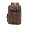 KAUKKO Men Outdoor Canvas Shoulders Travel School Bags Backpacks With Large Capacity
