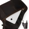 Genuine Leather Cowhide Messenger Bags for Men Shoulder Crossbody Bag