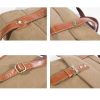 KAUKKO Retro Style Cross-body Canvas Bag Handbag Casual Shoulder Backpack