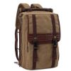KAUKKO Men Shoulders Travel School Multifunctional Backpack Personalized Canvas Computer Bag