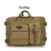 Men Women Tourism Leisure Canvas Portable Bag Multi-function Aslant Handbag Backpack
