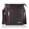 Men Leisure Aslant Shoulder Business Package Male Casual Briefcase Black Bag