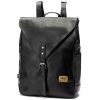 Men Campus Travel PU Leather Shoulders Bag Backpack School Bag
