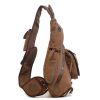 Men Women Canvas Retro Casual Outdoor Shoulder Chest Crossbody Bag