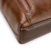 Men PU Business Casual Shoulder Crossbody Bag Messenger Briefcase