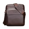 Mens PU Leather Business Shoulder Crossbody Bag Male Briefcase Package