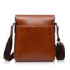 Men Business PU Casual Shoulder Messenger Briefcase Crossbody bag