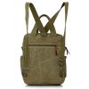 Men Women Canvas Retro Portable Crossbody shoulder Bag Travel Backpack
