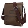 Men Business PU Casual Male Messenger Shoulder Crossbody Bag Briefcase