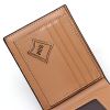 Men Short PU Leather Wallet with 7 Credit Card slots