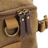Dual-use Men's Canvas Hiking Camping Coffee Khaki Backpack