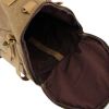Dual-use Men's Canvas Hiking Camping Coffee Khaki Backpack