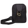 KAUKKO Mens Womens Casual Canvas Shoulder Bags Chest Pack Messenger Bag
