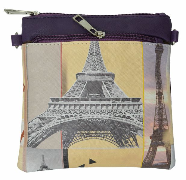 Eiffel Tower Mini Square Designer Crossbody Handbag