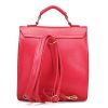 Women Backpack; Preppy Style; Crown Backpack; Ladies Retro; Candy Color Handbag
