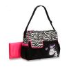 Giraffe or Zebra Diaper Bag complete with changing pad and clear pouch!
