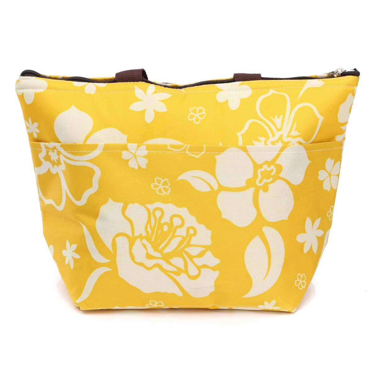 Waterproof Cooler; Lunch Picnic Bag; Insulated; Lunch Handbag (Color: Yellow)