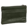 Luxurious Leather Change Purse w/ Key Ring