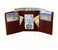 Genuine Leather Tri-fold Wallet For Men