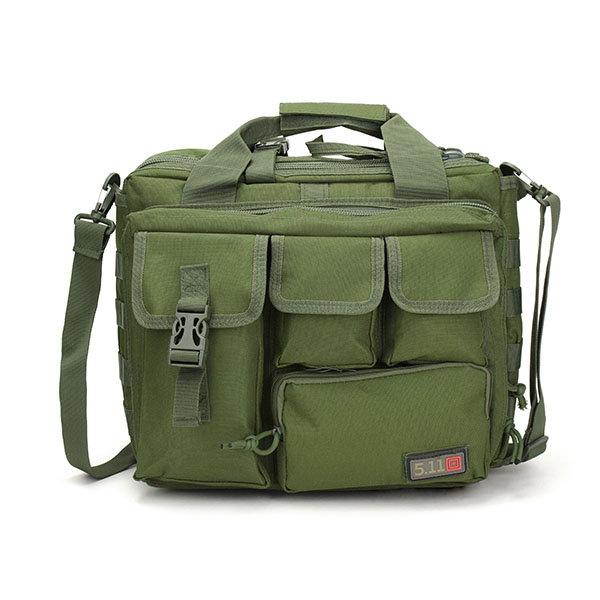 Outdoor Sport Laptop Camera Mochila Men Messenger Bag Travel Tactical Multifunction Bag (Color: Army Green)