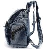 Women; Cowboy Canvas Bag; Multi Pocket; Travel Backpack; Student School Bag