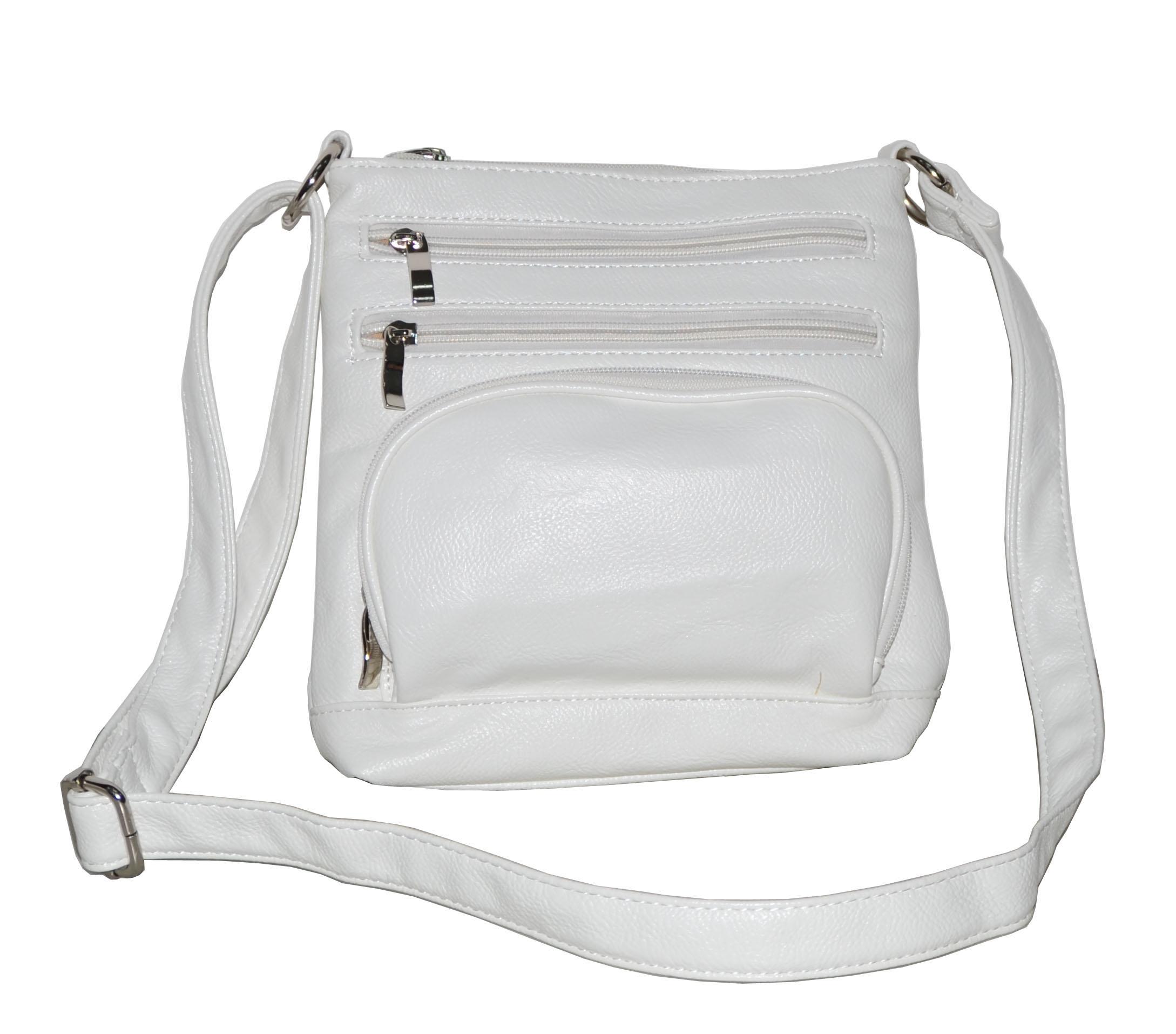 Cross Body Bag for Women;  A177Q1851 (Two Tone Colors: White)