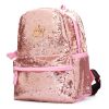 Crown Sequin Women Girls Backpack Paillette Schoolbag